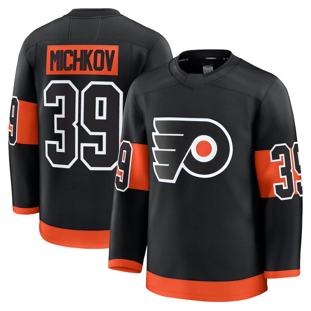 Tuec P.Flyers #39 Matvei Michkov Black Alternate Premium Jerseys