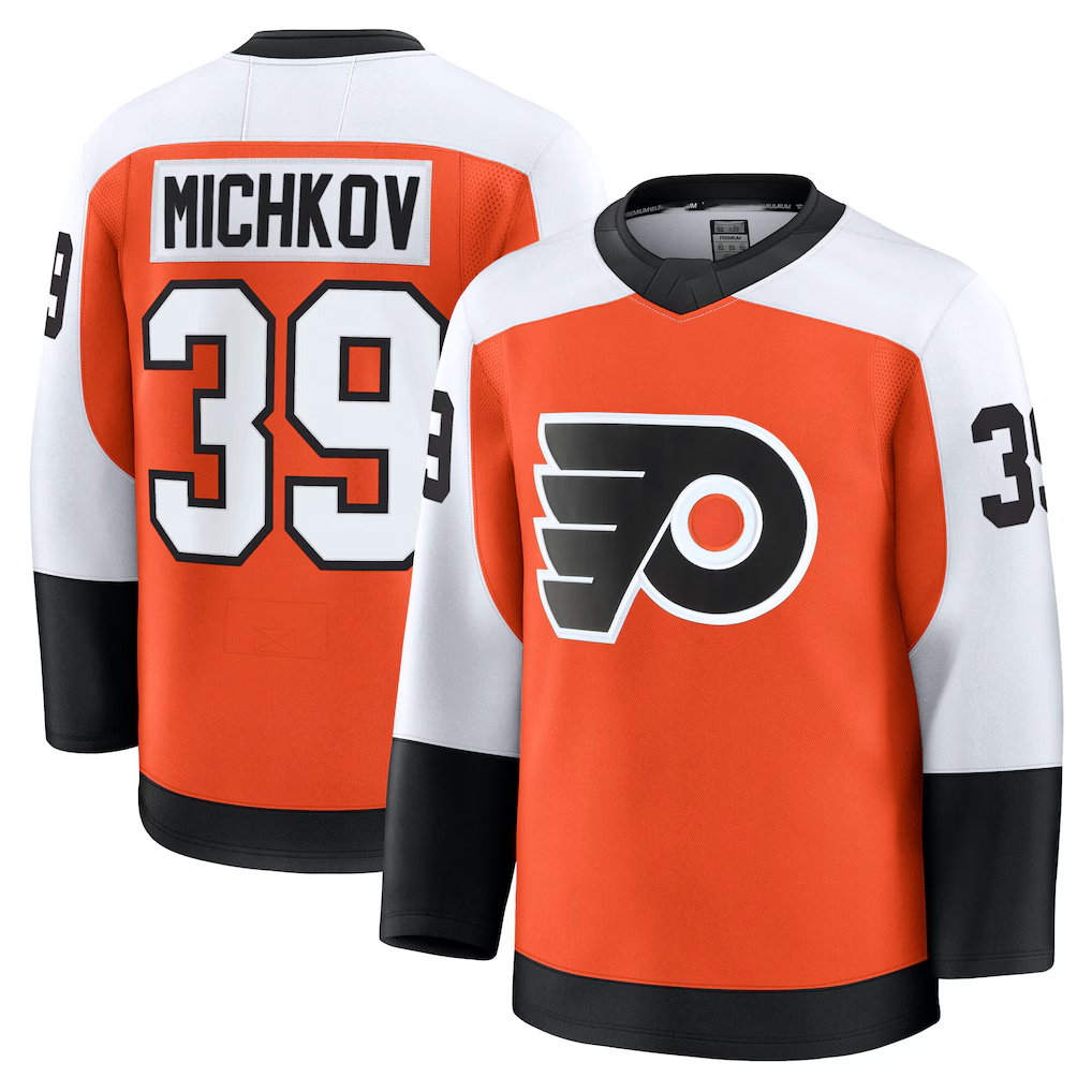 Tuec P.Flyers #39 Matvei Michkov Orange Home Premium Jerseys