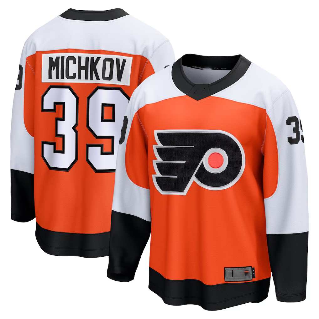 Tuec P.Flyers #39 Matvei Michkov Orange Home Premium Jerseys