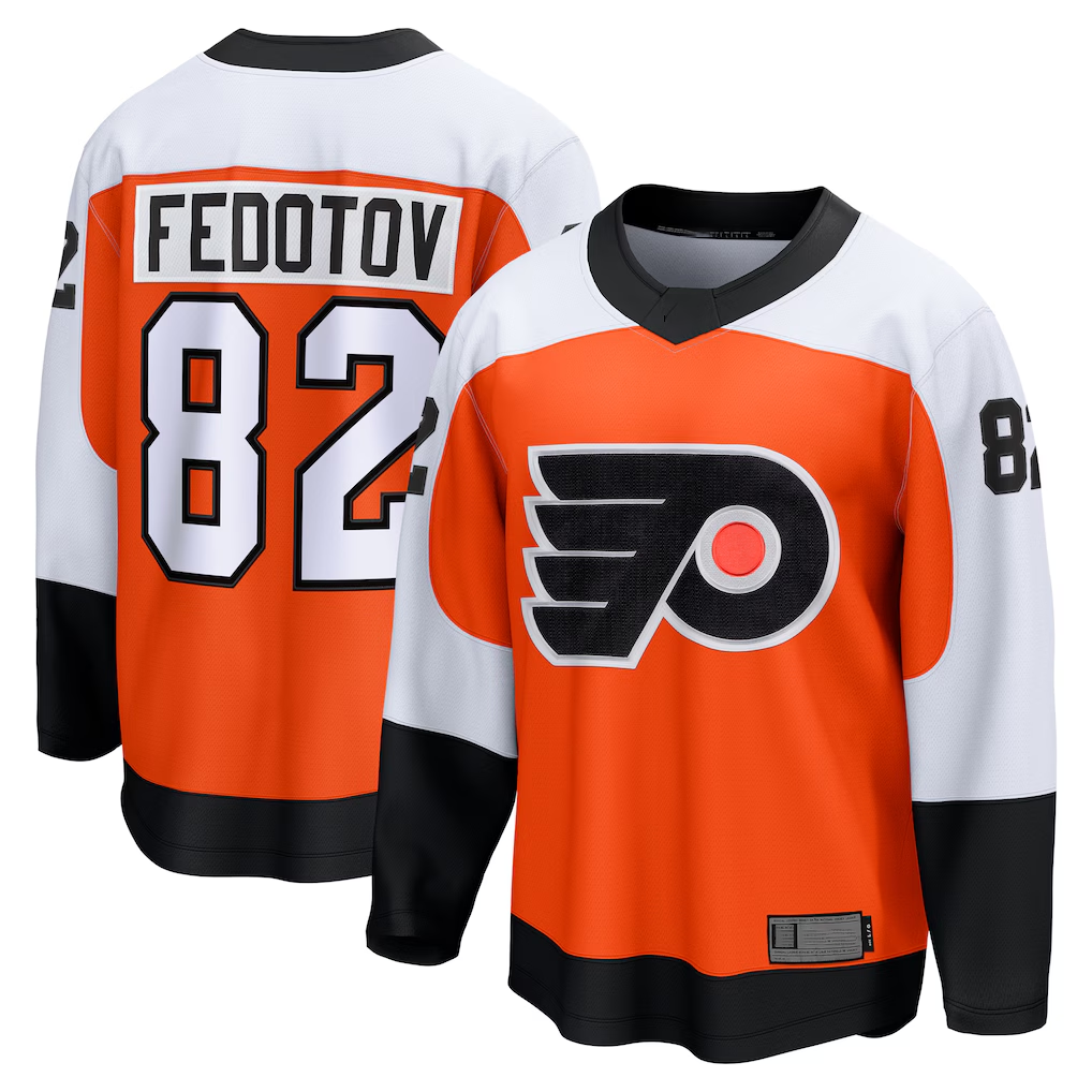 Tuec P.Flyers #82 Ivan Fedotov Orange Home Breakaway Jerseys