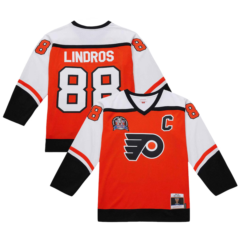 Tuec P.Flyers #88 Eric Lindros Orange 1996?97 Power Play Jerseys