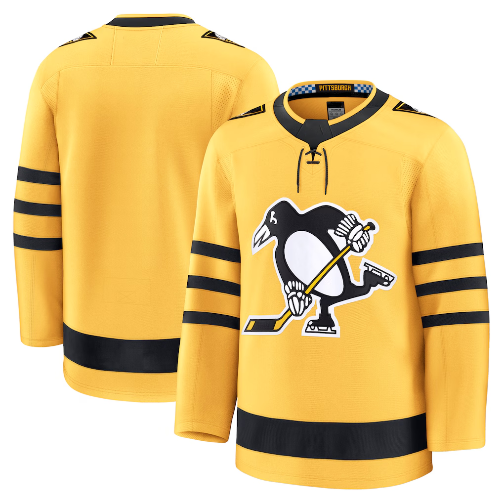 Tuec P.Penguins Gold Alternate Premium Jerseys
