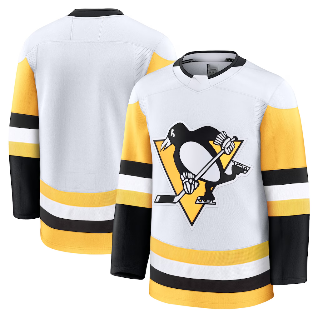 Tuec P.Penguins White Away Premium Jerseys