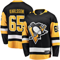 Tuec P.Penguins #65 Erik Karlsson Black Home Breakaway Jerseys