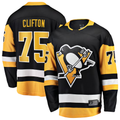 Tuec P.Penguins #75 Connor Clifton Black Home Breakaway Jerseys