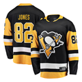 Tuec P.Penguins #82 Caleb Jones Black Home Breakaway Jerseys