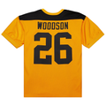 Tuec P.Steelers 1994 #26 Rod Woodson Mitchell & Ness Gold Authentic Throwback Retired Player Stitched Puhic Jersey