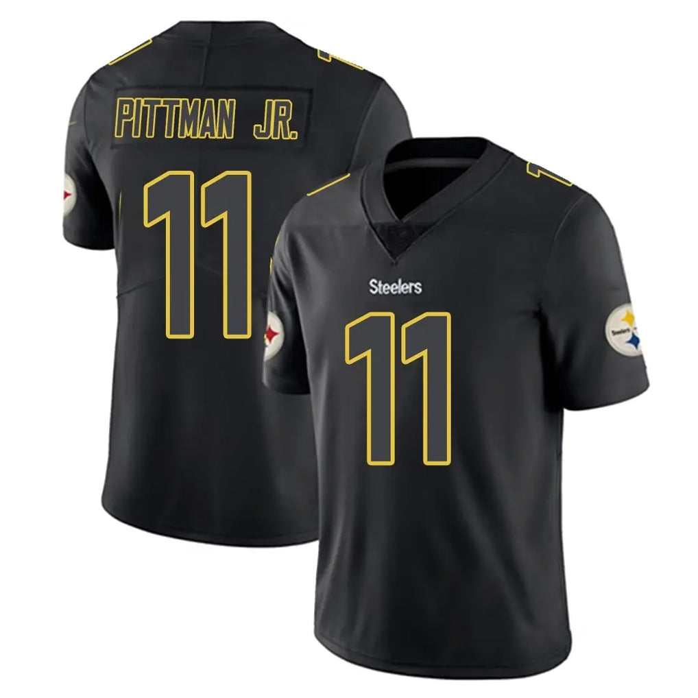 Tuec P.Steelers #11 Michael Pittman Jr. Player Black Impact Limited Home Game Stitched Jerseys