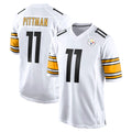 Tuec P.Steelers #11 Michael Pittman Jr. Player White Home Game Stitched Jerseys