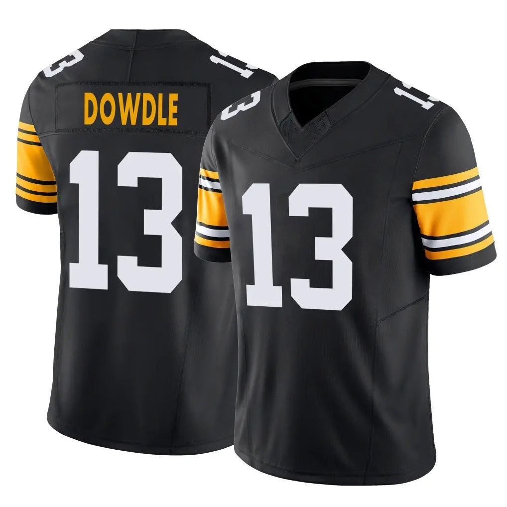 Tuec P.Steelers #13 Rico Dowdle Player Black Limited Alternate Vapor F.U.S.E. Home Game Stitched Jerseys
