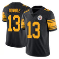 Tuec P.Steelers #13 Rico Dowdle Player Black Limited Color Rush Home Game Stitched Jerseys