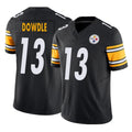 Tuec P.Steelers #13 Rico Dowdle Player Black Limited Vapor F.U.S.E. Home Game Stitched Jerseys