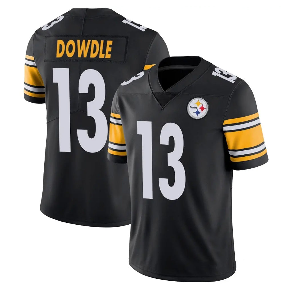 Tuec P.Steelers #13 Rico Dowdle Player Black Limited Vapor Untouchable Home Game Stitched Jerseys