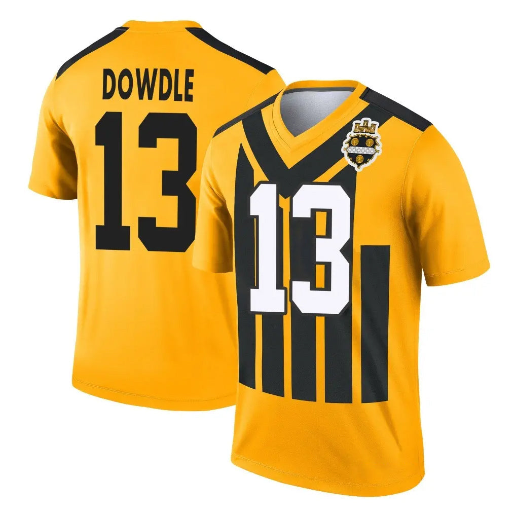 Tuec P.Steelers #13 Rico Dowdle Player Gold Legend Limited 1933 Throwback Performance Home Game Stitched Jerseys