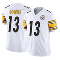 Tuec P.Steelers #13 Rico Dowdle Player White Limited Vapor F.U.S.E. Home Game Stitched Jerseys