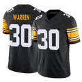 Tuec P.Steelers #30 Jaylen Warren Player Black Limited Alternate Vapor F.U.S.E. Home Game Stitched Jerseys