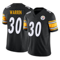 Tuec P.Steelers #30 Jaylen Warren Player Black Limited Vapor F.U.S.E. Home Game Stitched Jerseys