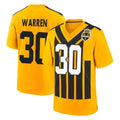 Tuec P.Steelers #30 Jaylen Warren Player Gold Limited 1933 Throwback Home Game Stitched Jerseys
