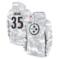 Tuec P.Steelers #35 Jamel Dean Player Arctic Camo Limited Salute to Service Pullover Hoodies Game Stitched Jerseys