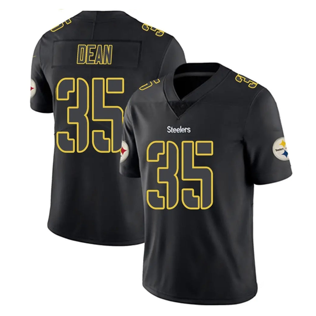 Tuec P.Steelers #35 Jamel Dean Player Black Impact Limited Home Game Stitched Jerseys