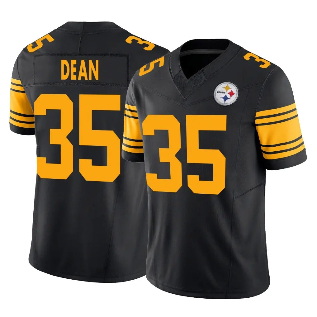 Tuec P.Steelers #35 Jamel Dean Player Black Limited 2nd Alternate Vapor F.U.S.E. Home Game Stitched Jerseys