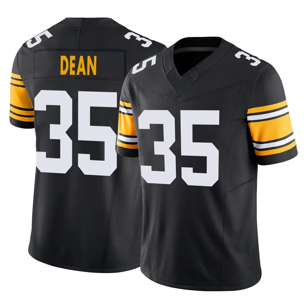 Tuec P.Steelers #35 Jamel Dean Player Black Limited Alternate Vapor F.U.S.E. Home Game Stitched Jerseys