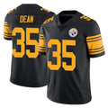 Tuec P.Steelers #35 Jamel Dean Player Black Limited Color Rush Home Game Stitched Jerseys