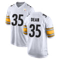 Tuec P.Steelers #35 Jamel Dean Player White Home Game Stitched Jerseys