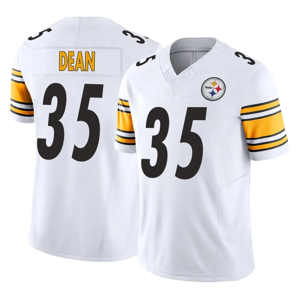 Tuec P.Steelers #35 Jamel Dean Player White Limited Vapor F.U.S.E. Home Game Stitched Jerseys