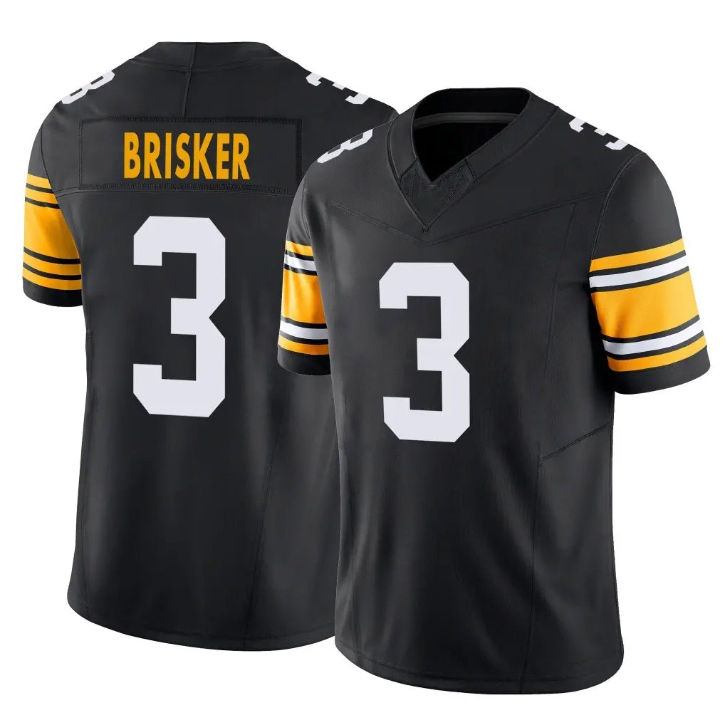 Tuec P.Steelers #3 Jaquan Brisker Player Black Limited Alternate Vapor F.U.S.E. Home Game Stitched Jerseys