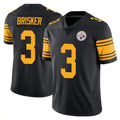 Tuec P.Steelers #3 Jaquan Brisker Player Black Limited Color Rush Home Game Stitched Jerseys