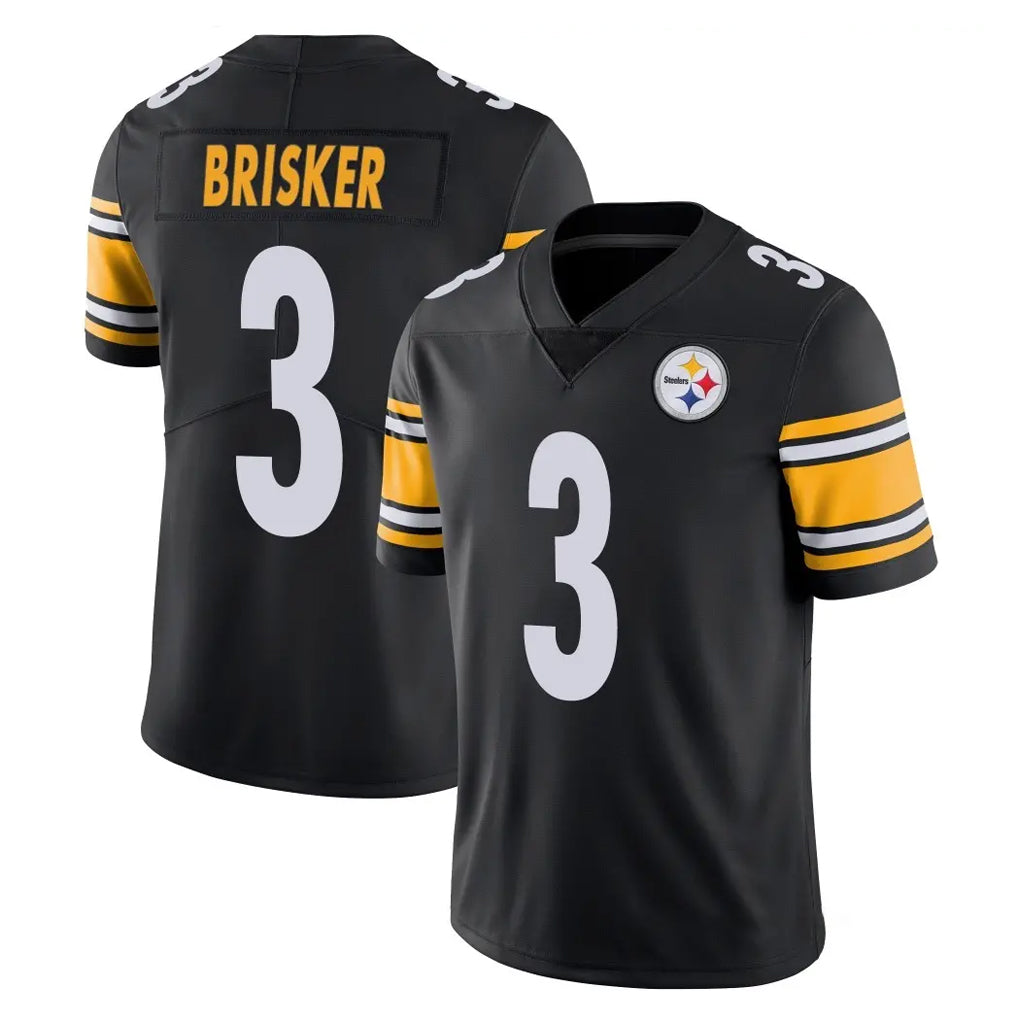 Tuec P.Steelers #3 Jaquan Brisker Player Black Limited Vapor Untouchable Home Game Stitched Jerseys