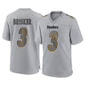 Tuec P.Steelers #3 Jaquan Brisker Player Gray Atmosphere Fashion Home Game Stitched Jerseys