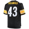 Tuec P.Steelers #43 Troy Polamalu Mitchell & Ness Black Big & Tall 2005 Retired Player Replica Jersey