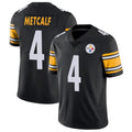 Tuec P.Steelers #4 DK Metcalf Player Black Limited Vapor Untouchable Home Game Stitched Jerseys