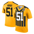 Tuec P.Steelers #51 Nick Herbig Player Gold Legend Limited 1933 Throwback Performance Home Game Stitched Jerseys