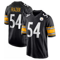 Tuec P.Steelers #54 Zach Frazier Player Black Home Game Stitched Jerseys