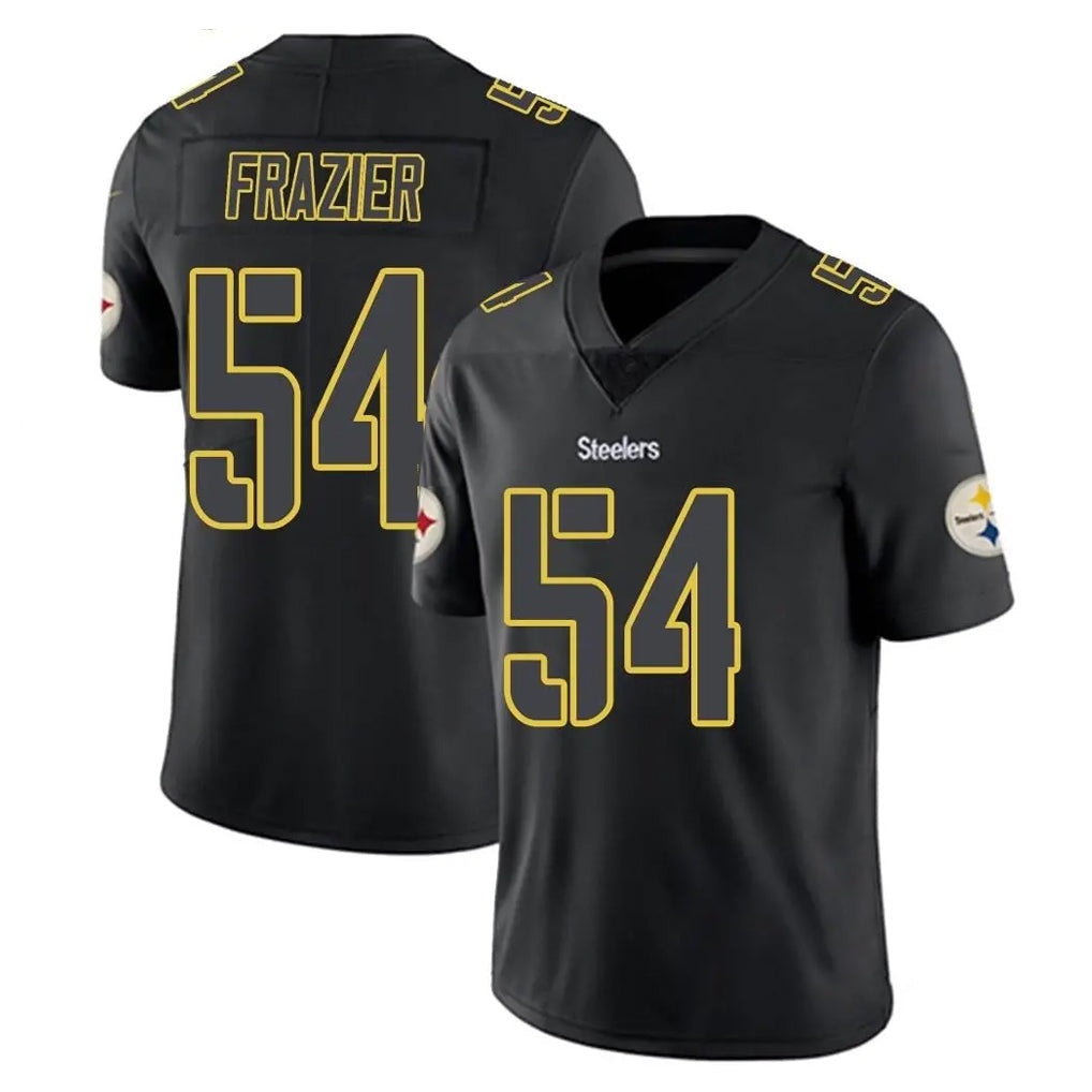 Tuec P.Steelers #54 Zach Frazier Player Black Impact Limited Home Game Stitched Jerseys