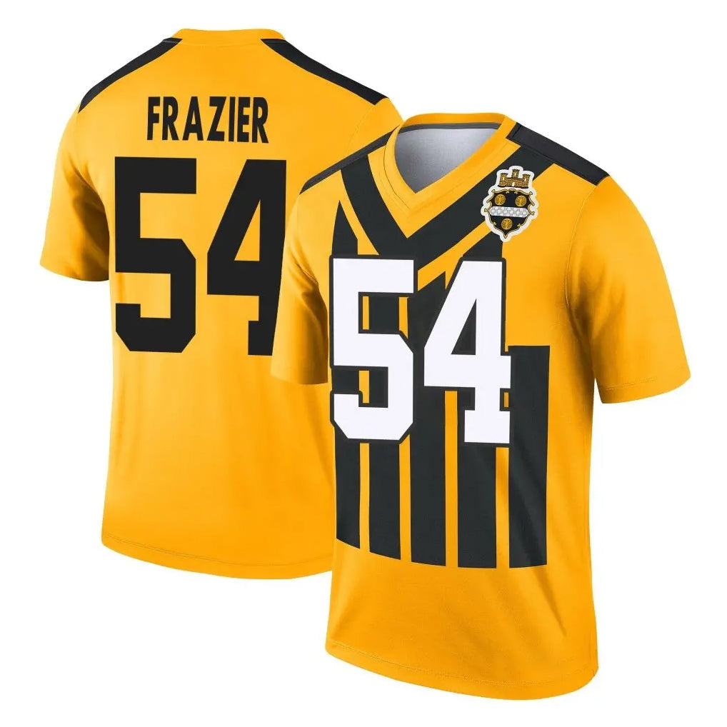 Tuec P.Steelers #54 Zach Frazier Player Gold Legend Limited 1933 Throwback Performance Home Game Stitched Jerseys