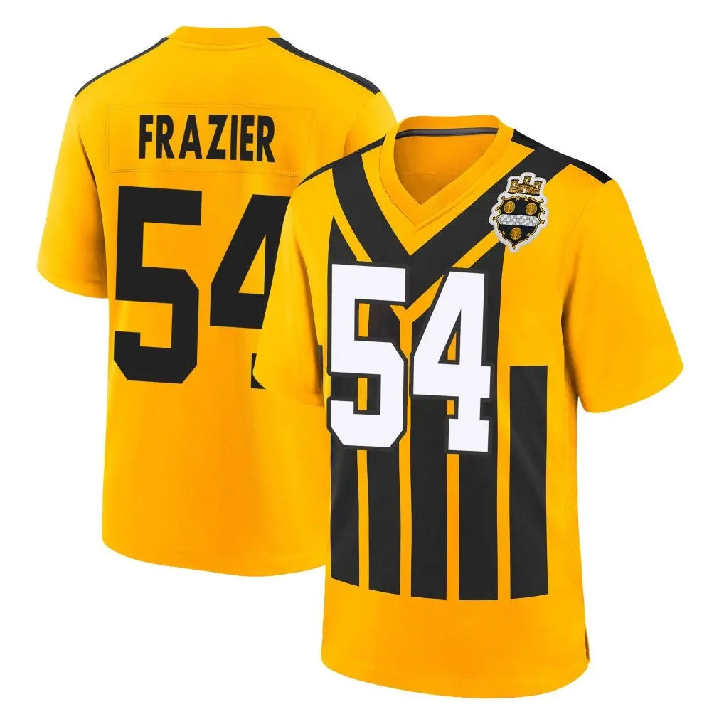 Tuec P.Steelers #54 Zach Frazier Player Gold Limited 1933 Throwback Home Game Stitched Jerseys