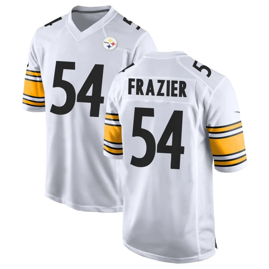 Tuec P.Steelers #54 Zach Frazier Player White Home Game Stitched Jerseys