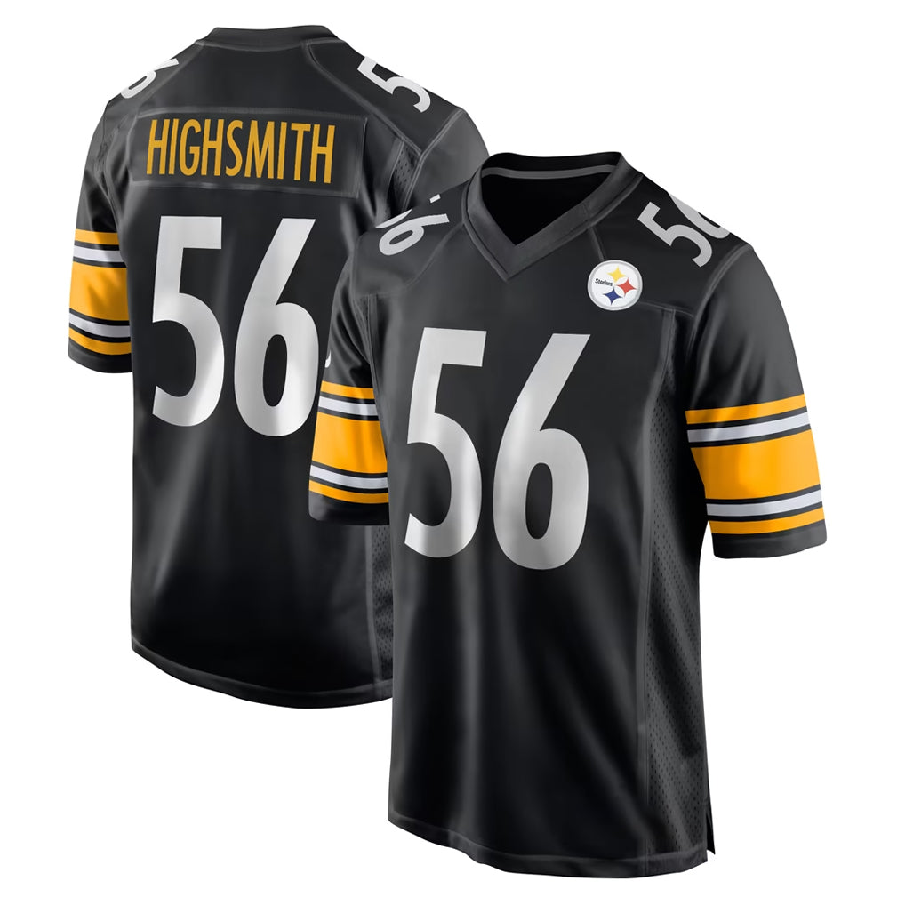 Tuec P.Steelers #56 Alex Highsmith Player Black Home Game Stitched Jerseys