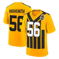 Tuec P.Steelers #56 Alex Highsmith Player Gold Limited 1933 Throwback Home Game Stitched Jerseys