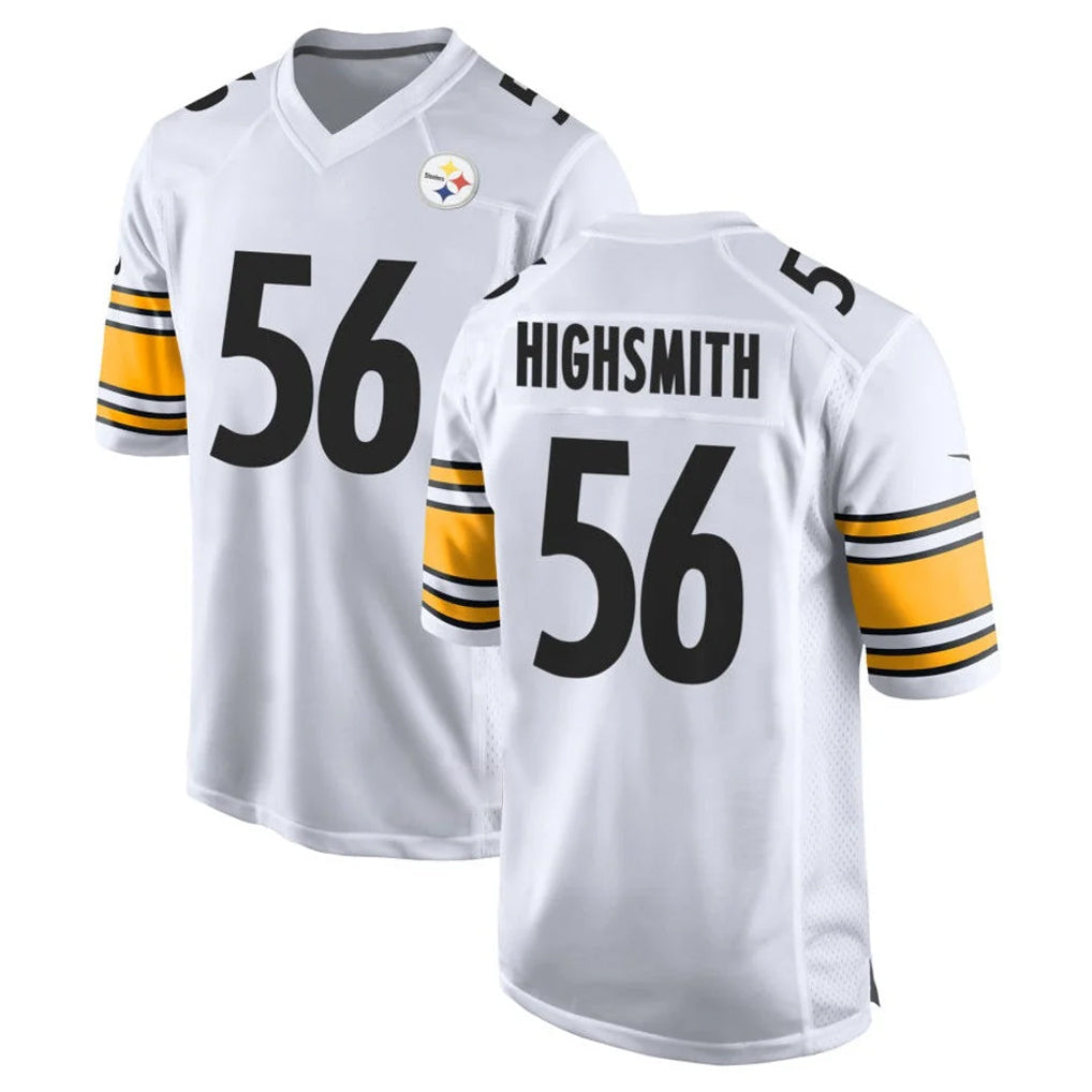 Tuec P.Steelers #56 Alex Highsmith Player White Home Game Stitched Jerseys