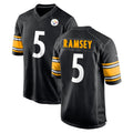 Tuec P.Steelers #5 Jalen Ramsey Player Black Home Game Stitched Jerseys
