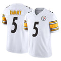 Tuec P.Steelers #5 Jalen Ramsey Player White Limited Vapor F.U.S.E. Home Game Stitched Jerseys