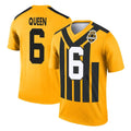 Tuec P.Steelers #6 Patrick Queen Player Gold Legend Limited 1933 Throwback Performance Home Game Stitched Jerseys