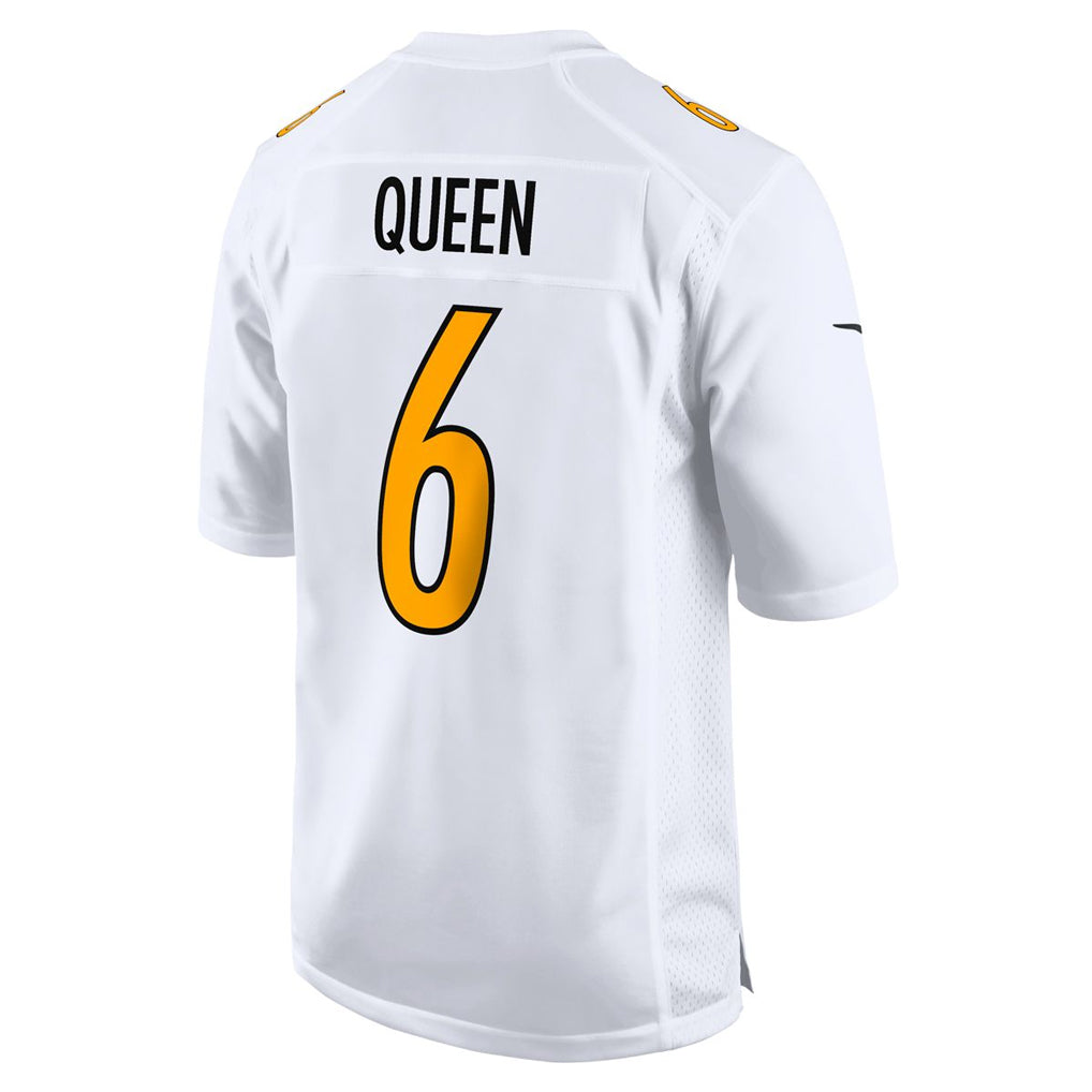 Tuec P.Steelers #6 Patrick Queen Player White Fashion Limited Home Game Stitched Jerseys