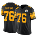 Tuec P.Steelers #76 Troy Fautanu Player Black Limited 2nd Alternate Vapor F.U.S.E. Home Game Stitched Jerseys