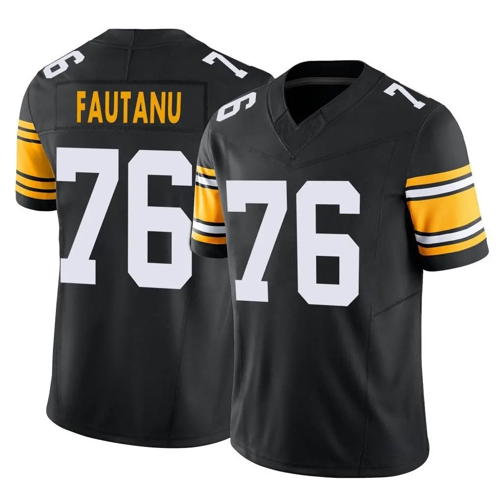Tuec P.Steelers #76 Troy Fautanu Player Black Limited Alternate Vapor F.U.S.E. Home Game Stitched Jerseys